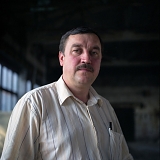 RUSSIA / Magnitogorsk / July 2008 / Vladimir Romanov, co-owner of a medium-sized company making structural steel and blacksmith products. Vladimir has worked for MMK for 8 years before going into independent business.   

© Max Sher / Anzenberger